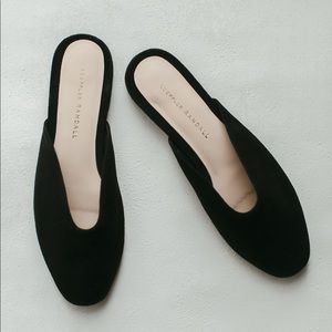 Loeffler Randall Black Suede Mule